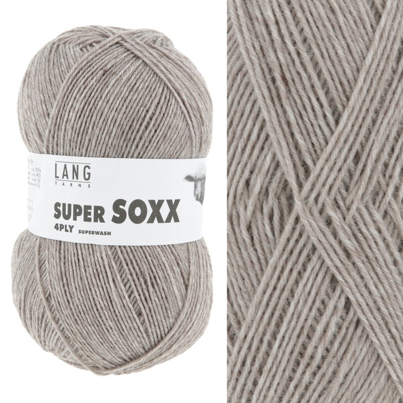 Lang Yarns SuperSOXX uni - 0022 - beige
