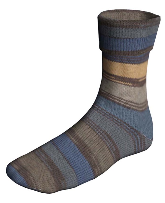 Lang SuperSoxx Merino Element - IJzer (metall)