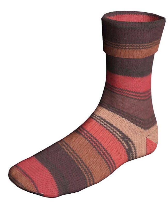 Lang SuperSoxx Merino Element - Vuur (fire)