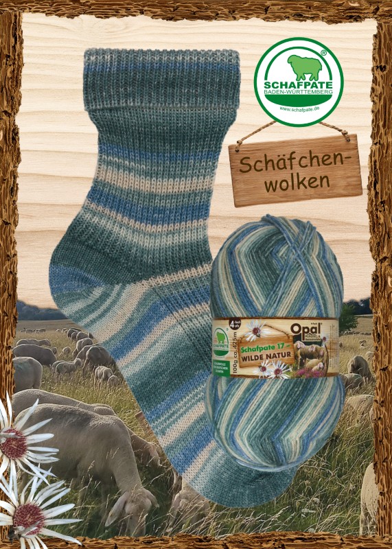 9820-9827 Opal Schafpate 17 Wilde Natur - 11594 Schäfchenwolken