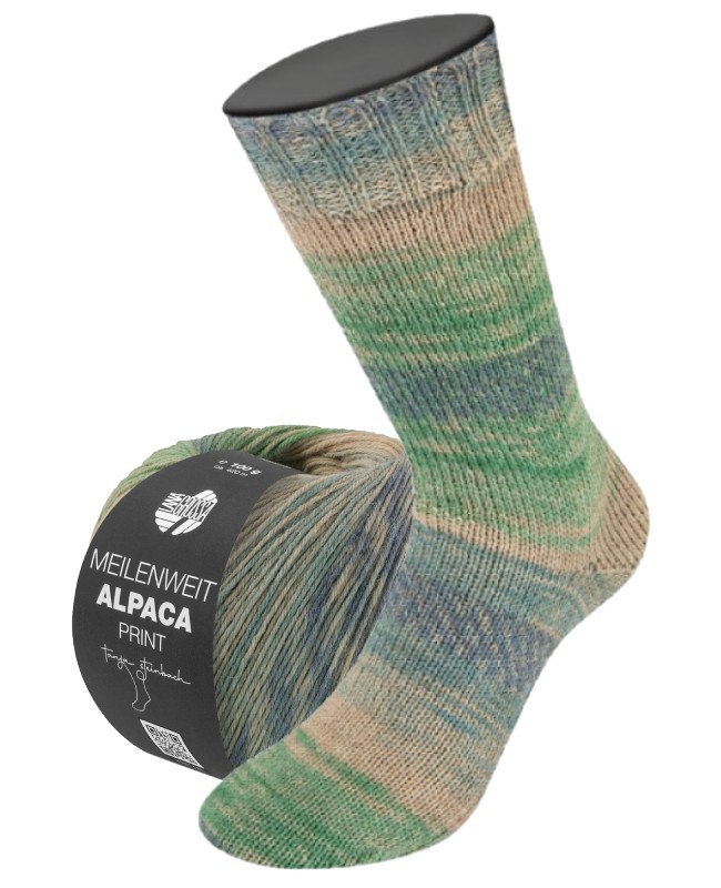 16042212-samen Meilenweit Alpaca Print - 2212