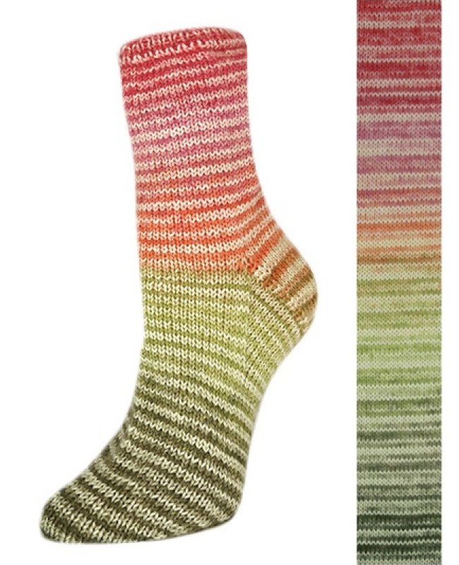 2370_Flotte_Socke_4f_Perfect_Rainbow_Fb3123_Socke_am_Fuss_HG_72dpi Flotte Socke Perfect Rainbow - 3123