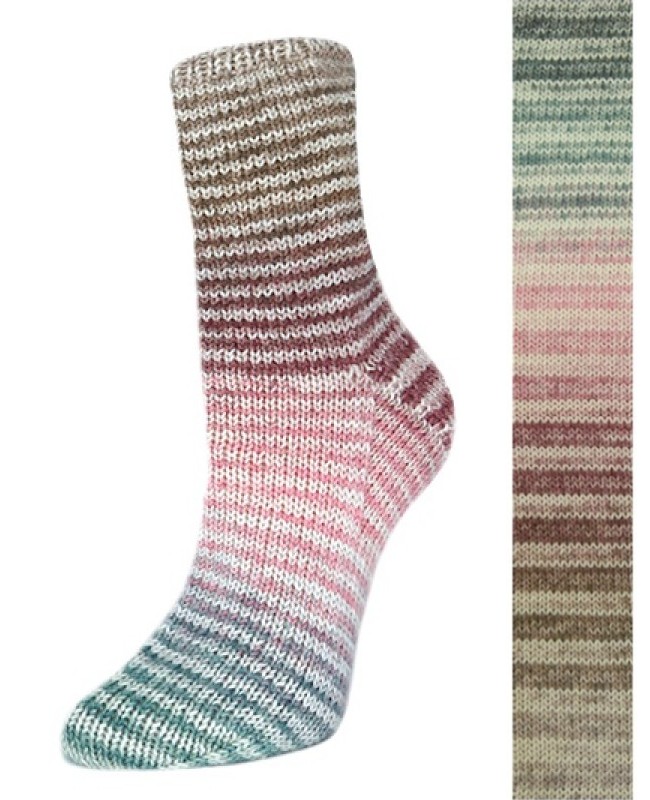 2370_Flotte_Socke_4f_Perfect_Rainbow_Fb3124_Socke_am_Fuss_HG_72dpi Flotte Socke Perfect Rainbow - 3124