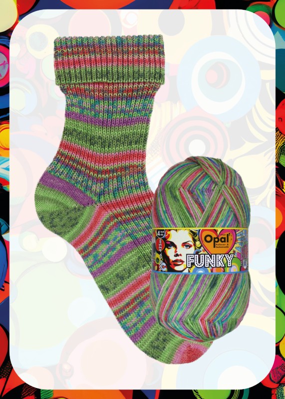 9820-9827 Opal Funky - 11581 - singende Ballerinaschlappen