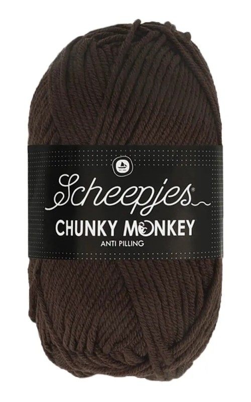 Chunky Monkey 1004-Chocolate Scheepjes Chunkey Monkey - Chocolate (1004)