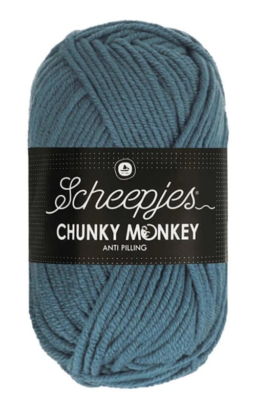 Chunky Monkey 1302-Air Force Blue Scheepjes Chunkey Monkey - Air Force Blue (1302)