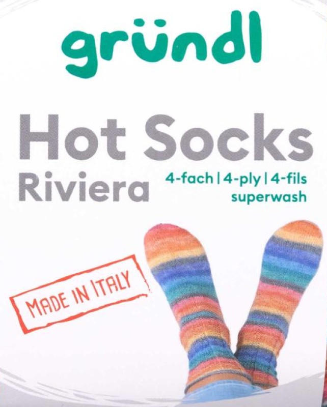 Riviera poster Hot Socks Lugano 4-draads - Blauw