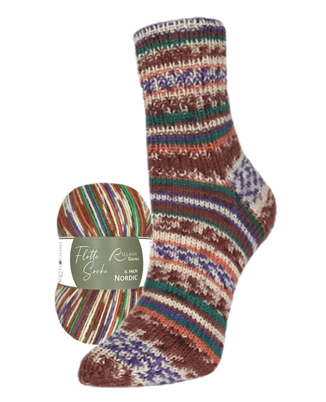 Flotte Socke Nordic - 6-draads - 8031