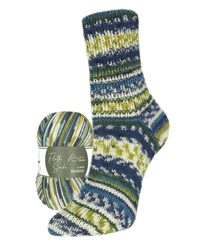 Flotte Socke Nordic - 6-draads - 8032