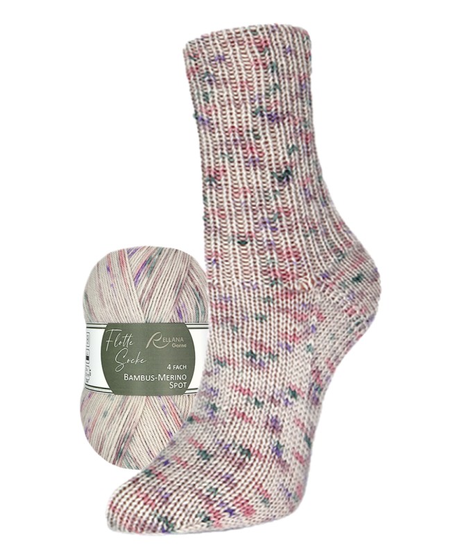 3160-samen Flotte Socke Bambus Merino Spot - 3160