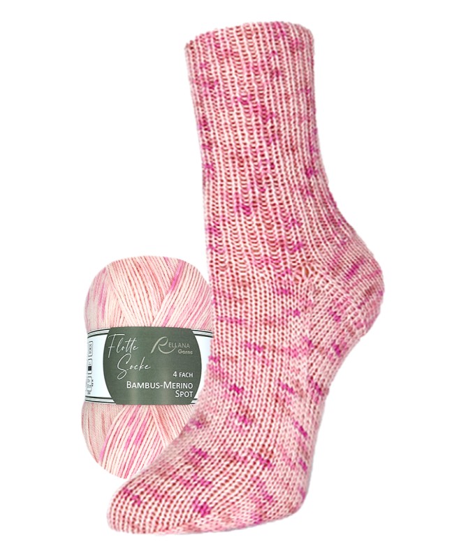 3161-samen Flotte Socke Bambus Merino Spot - 3161
