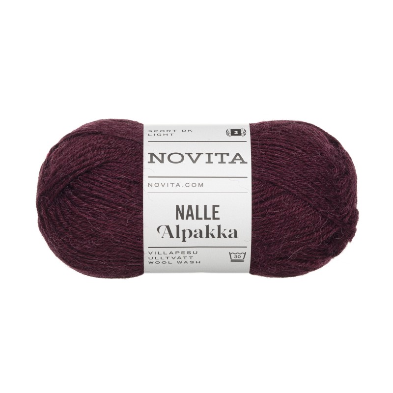 Novita Nalle Alpakka -5481 - chokeberry
