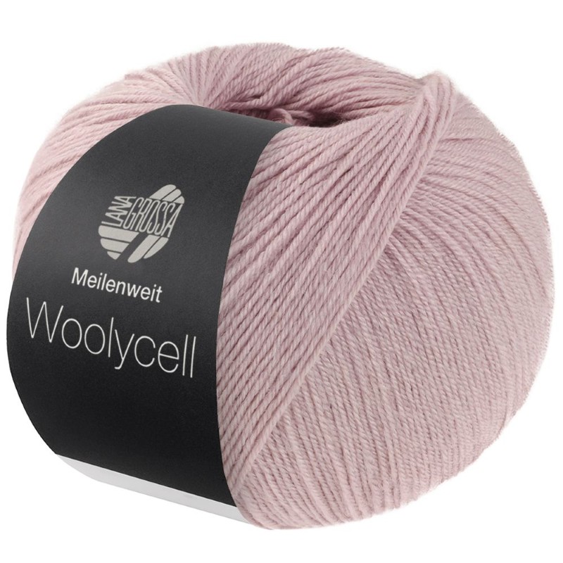 Meilenweit Woolycell uni - 0003 - pastelroze