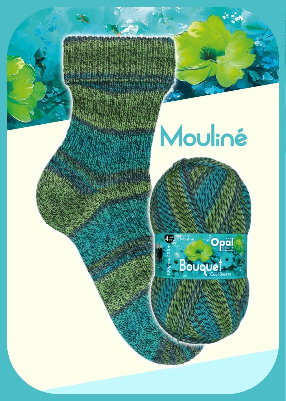 Opal Bouquet Mouliné - 11684 - Cool Breeze