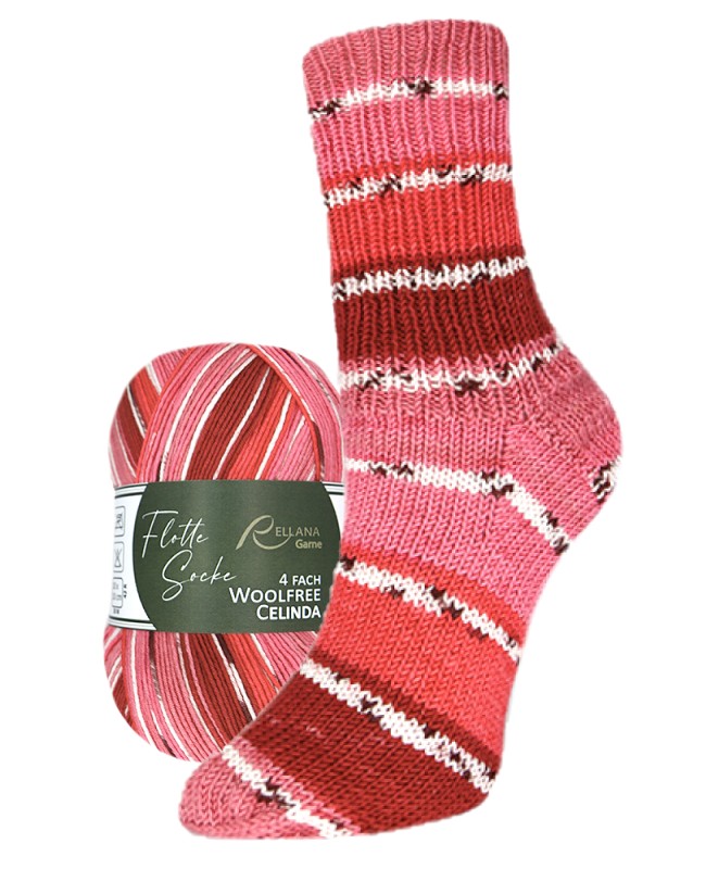 Flotte Socke Woolfree Celinda - roze
