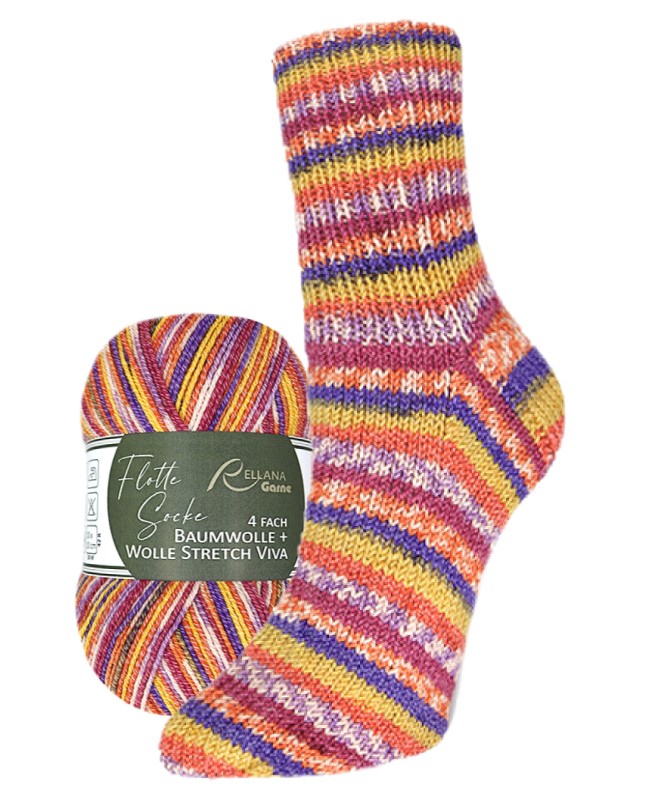 Flotte Socke Katoen&wol stretch Viva - 3250