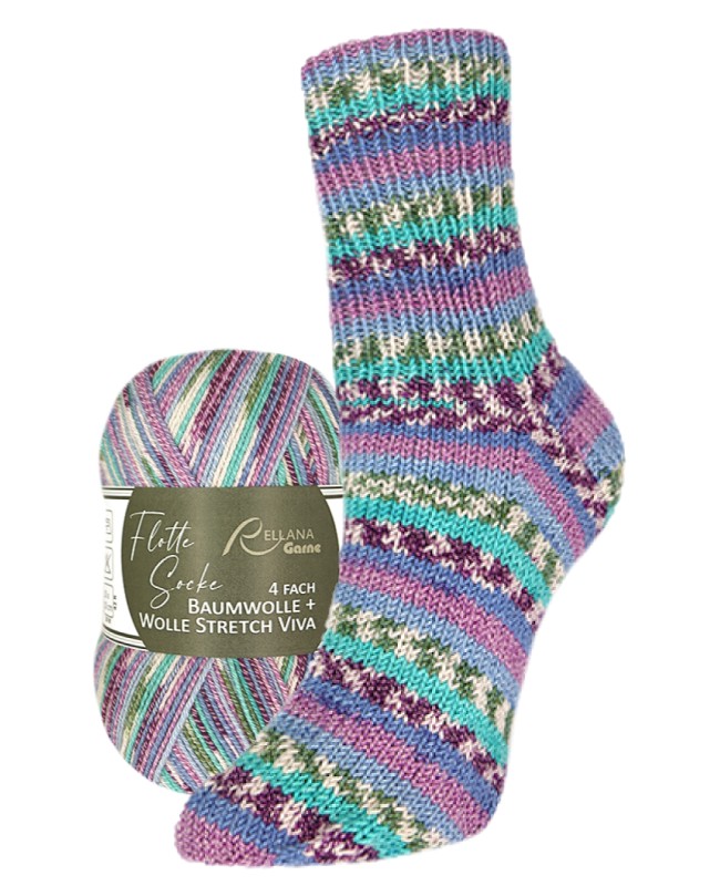 Flotte Socke Katoen&wol stretch Viva - 3252