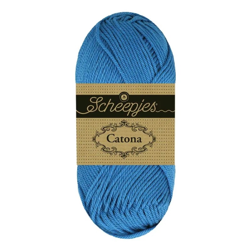 Catona087 Cobalt (Aangepast) Scheepjes Catona 50 gram - Cobalt (87)