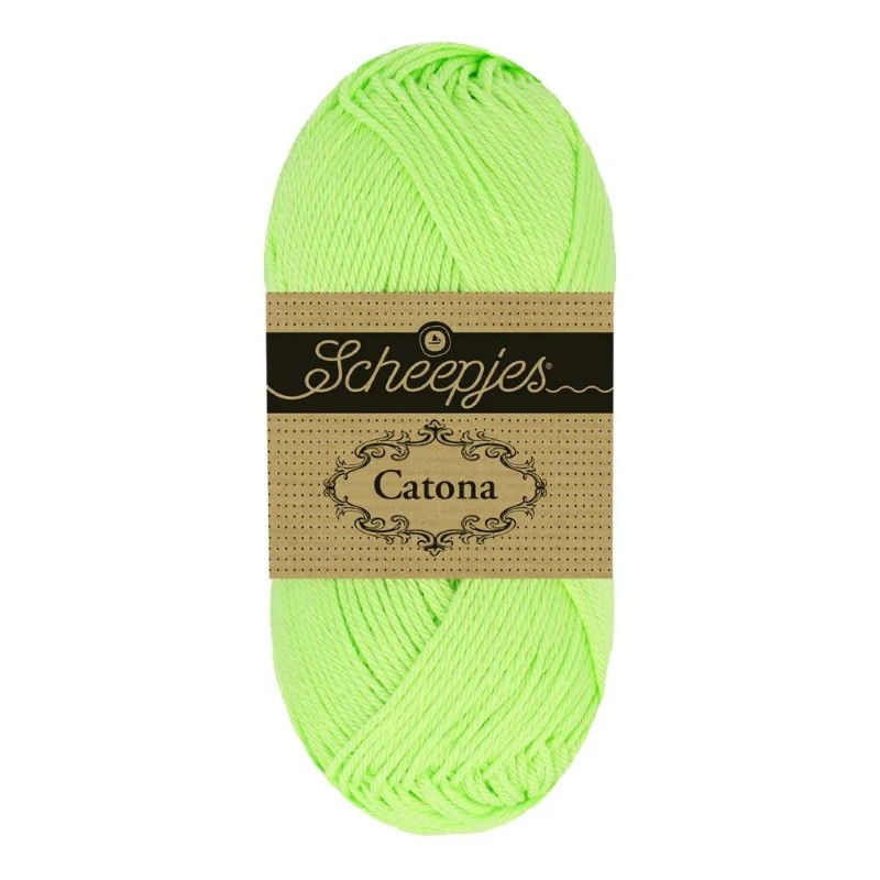 Catona107 Fresh Lime (Aangepast) Scheepjes Catona 50 gram - Fresh Lime (107)