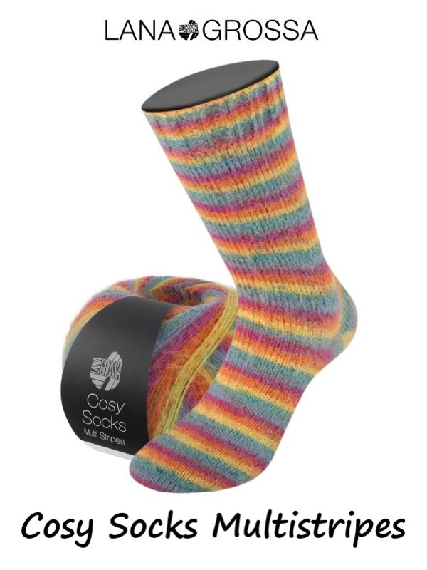 cosy socks multistripes-poster Cotton Bamboo Amalfi - 2371