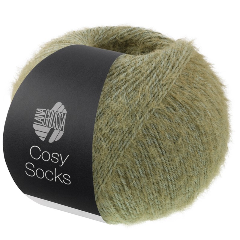 Cosy socks uni-0012 Meilenweit Cosy Socks (merino) - 0012 - grijsgroen