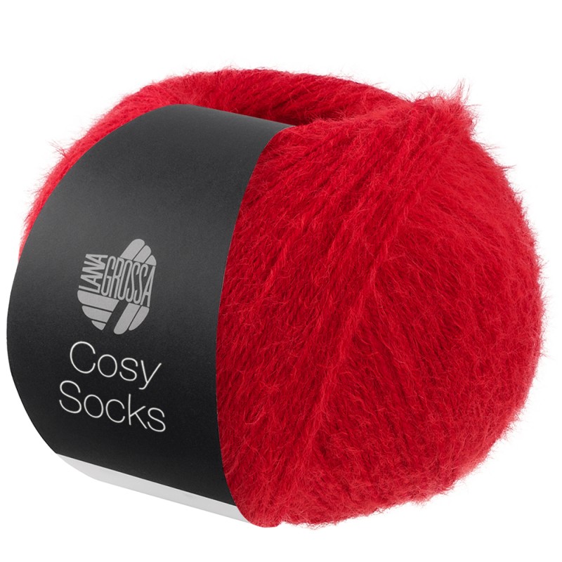 Cosy socks uni-0017 Meilenweit Cosy Socks (merino) - 0017 - rood