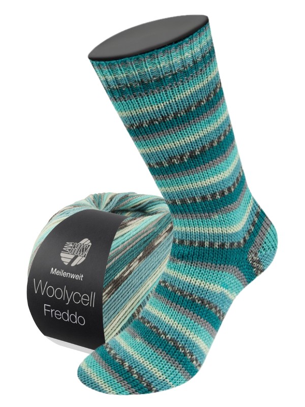 Meilenweit Woolycell Freddo - 6044 - turkoois