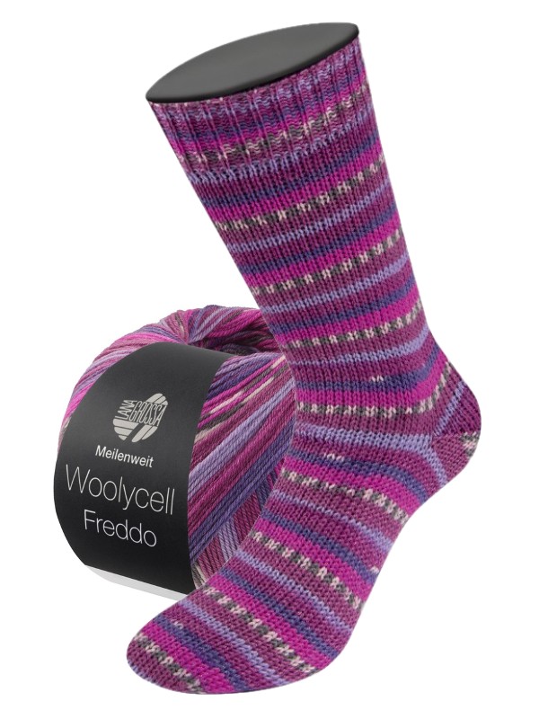 Meilenweit Woolycell Freddo - 6047 - paars