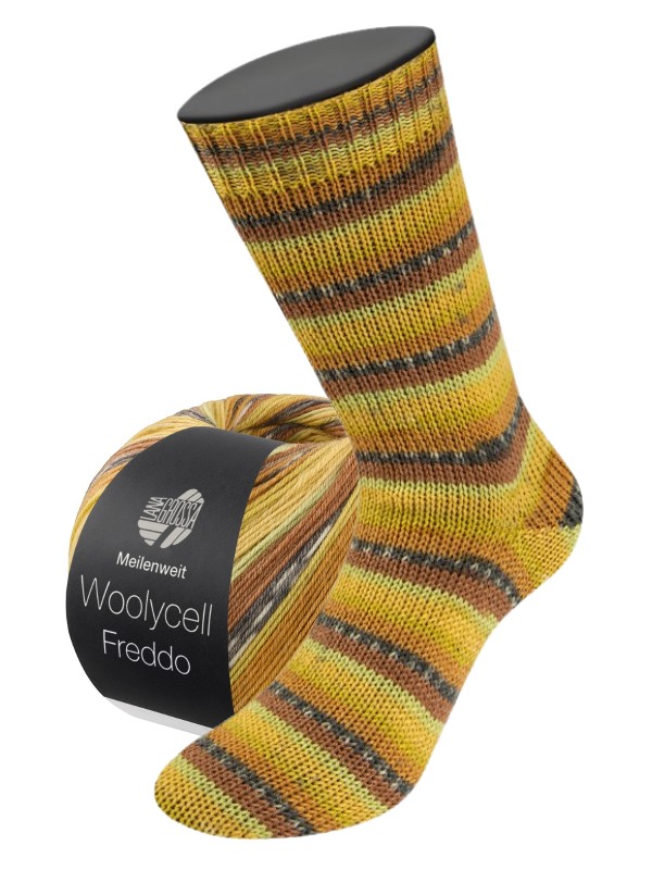 Meilenweit Woolycell Freddo - 6048 - geel
