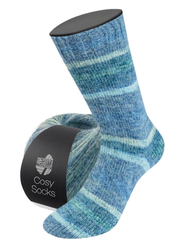 Meilenweit Cosy Socks Dream(merino) - 0254 - blauwtinten