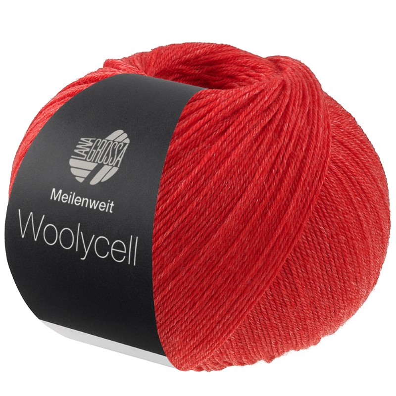 meilenweit-100-woolycell-uni-lana-grossa-14240012_Kkmbilder_online_shop (Aangepast) Meilenweit Woolycell uni - 0012 - rood