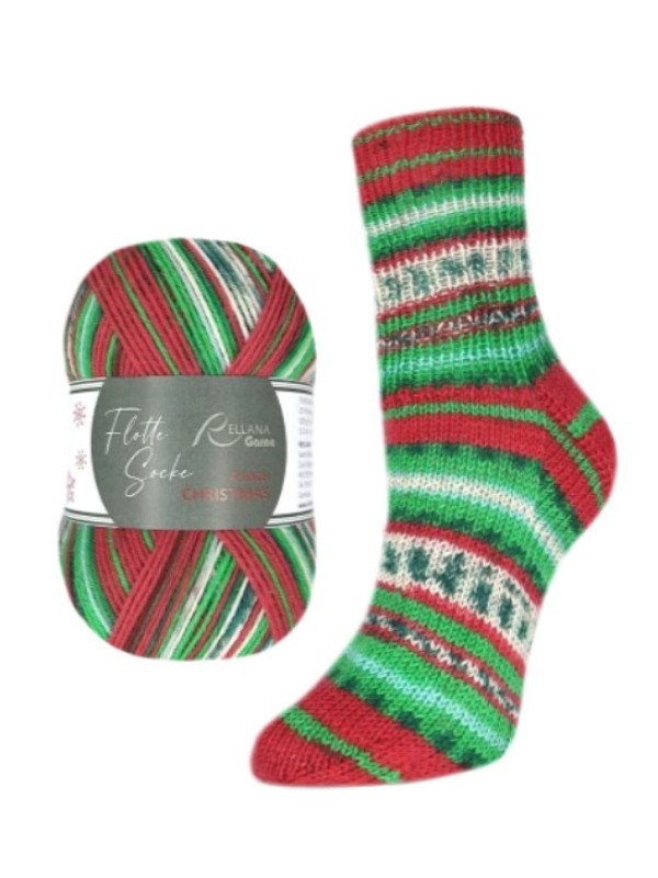 Christmas2026-zonder glitter Flotte Socke Christmas 2026 - 4-draads