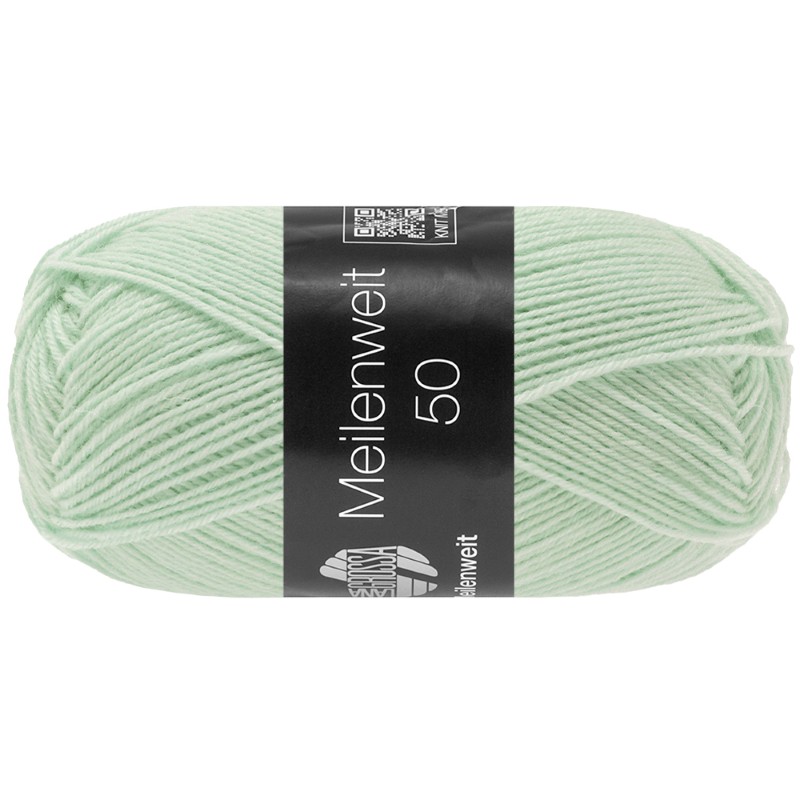 Meilenweit 50 gram 4-draads Uni - 1428 Mint