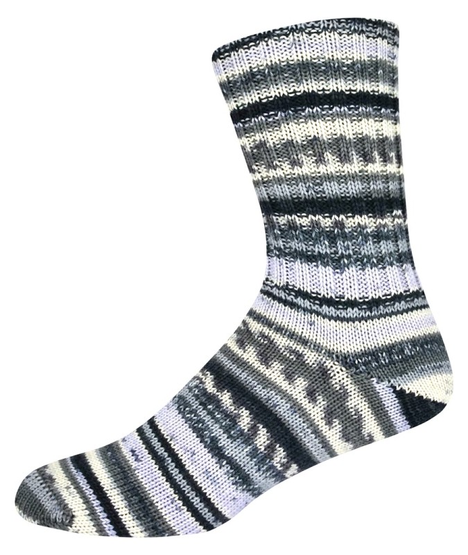 Mountain-3310 ONline Supersocke Mountain Color 6-draads - 3310 - grijs