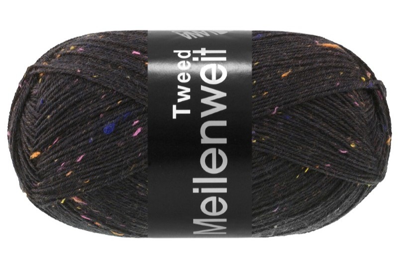 Meilenweit Tweed - 186 Steenkoolzwart