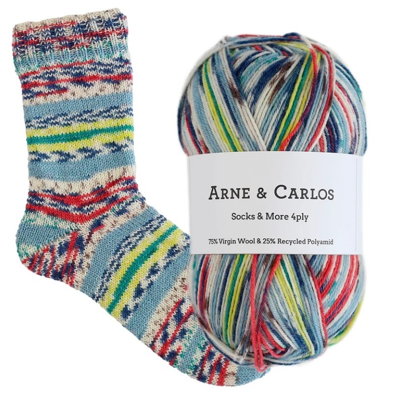 Arne & Carlos - The Painted Room Sock Yarn - 3010 - Sun through glass