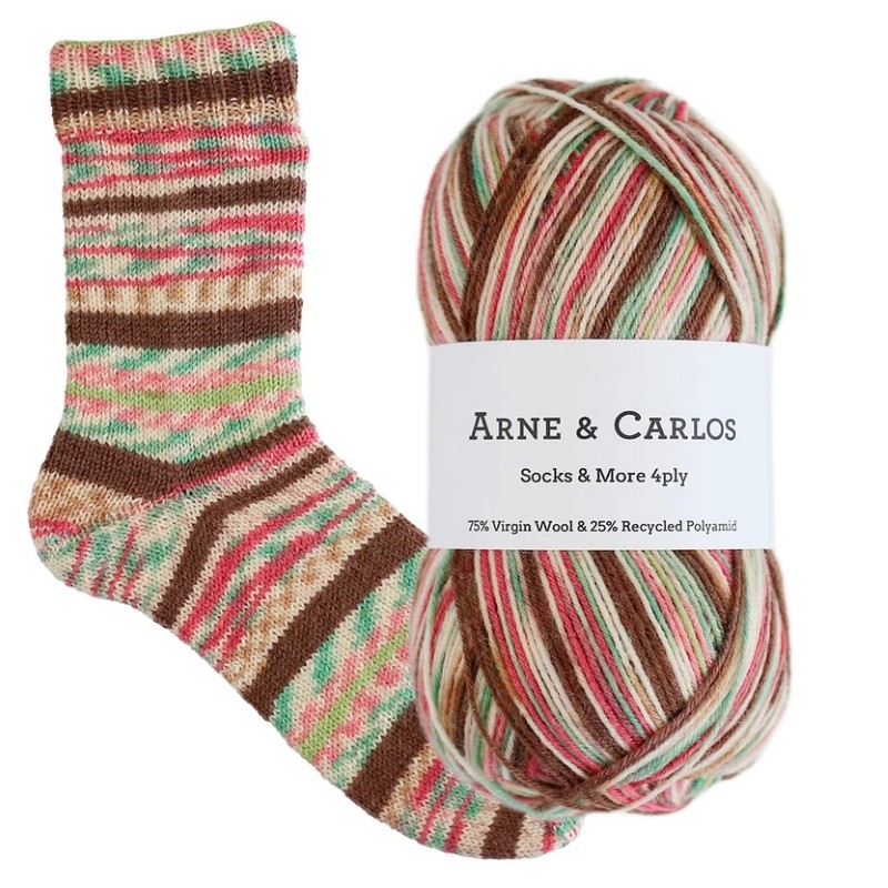 Arne & Carlos - The Painted Room Sock Yarn - 3011 - Linen curtains