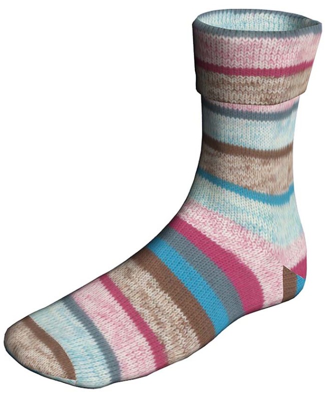 901_0589_LANGYARNS_SuperSoxxColor4Ply_800_C SuperSoxx Candy - 0589 - Marshmellow